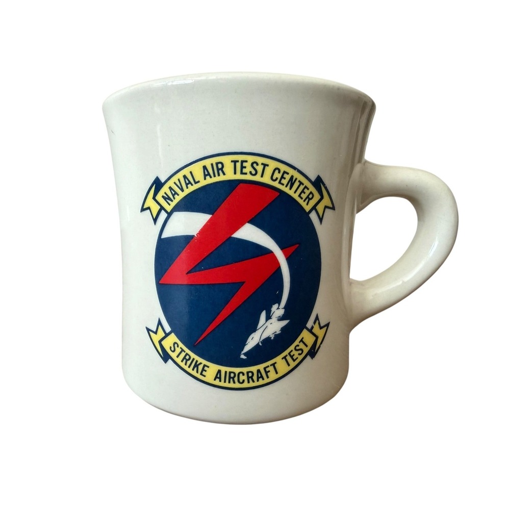 Vintage Naval Air Test Center Strike Aircraft Test Coffee Mug RARE